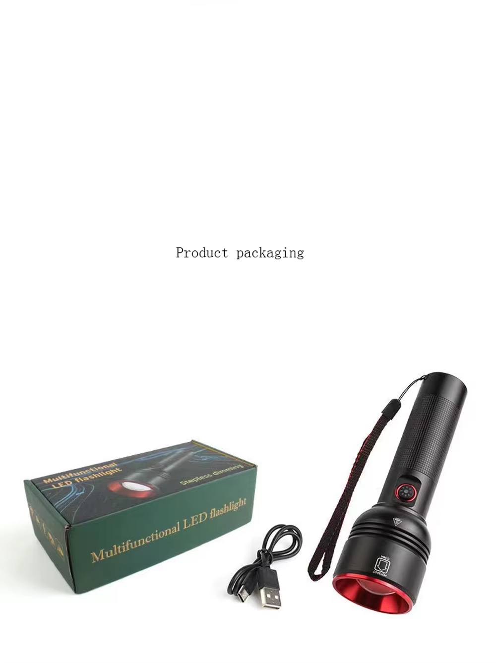 Multifunctional LED Flashlight